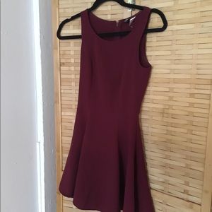 H&M flare red dress
